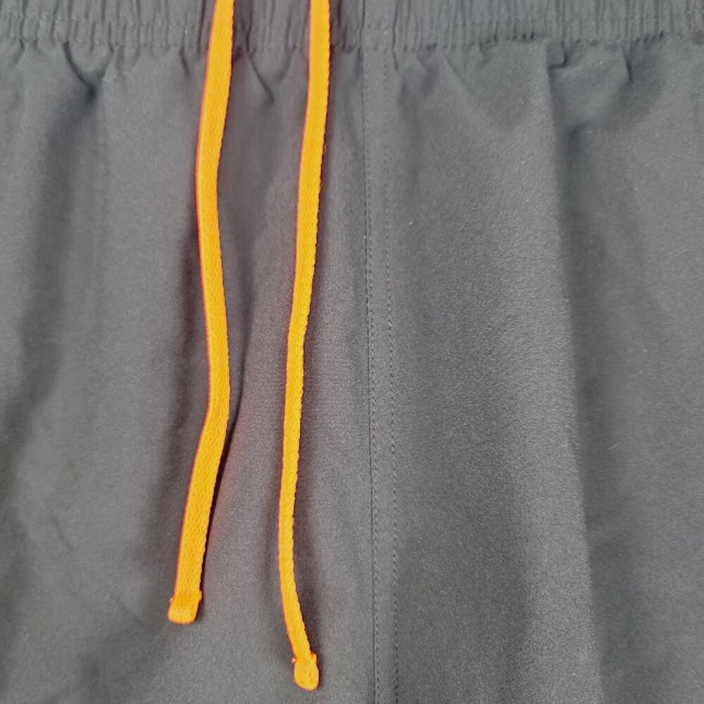 Under Armour Men's Dark Grey Orange Heatgear Fitted Athletic Short Size 2XL - Picture 5 of 7